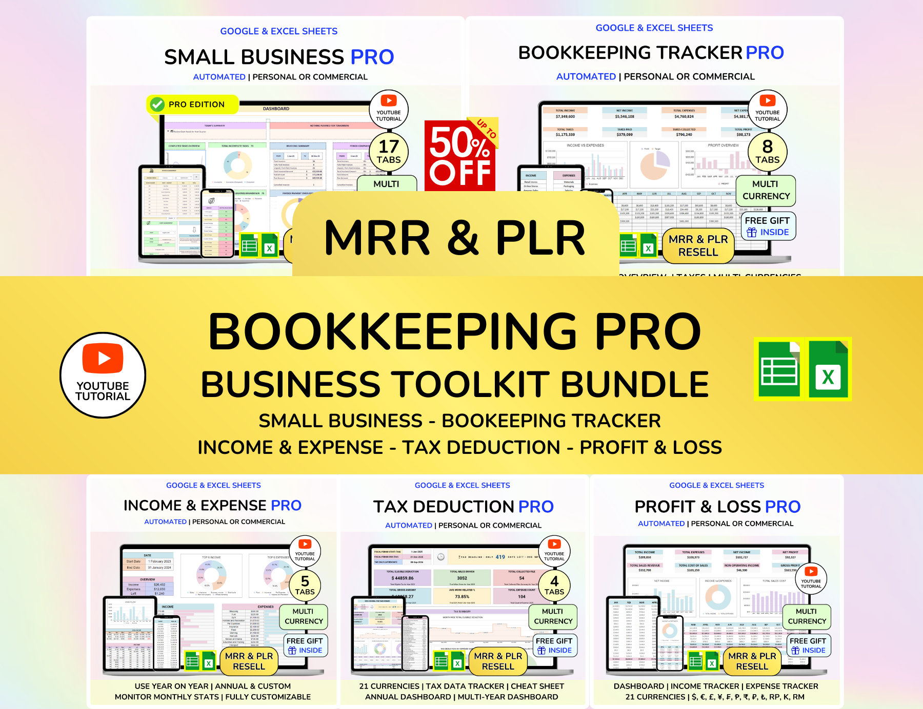MRR and PLR - Bookkeeping Bundle Pro – PLRDUCK.COM