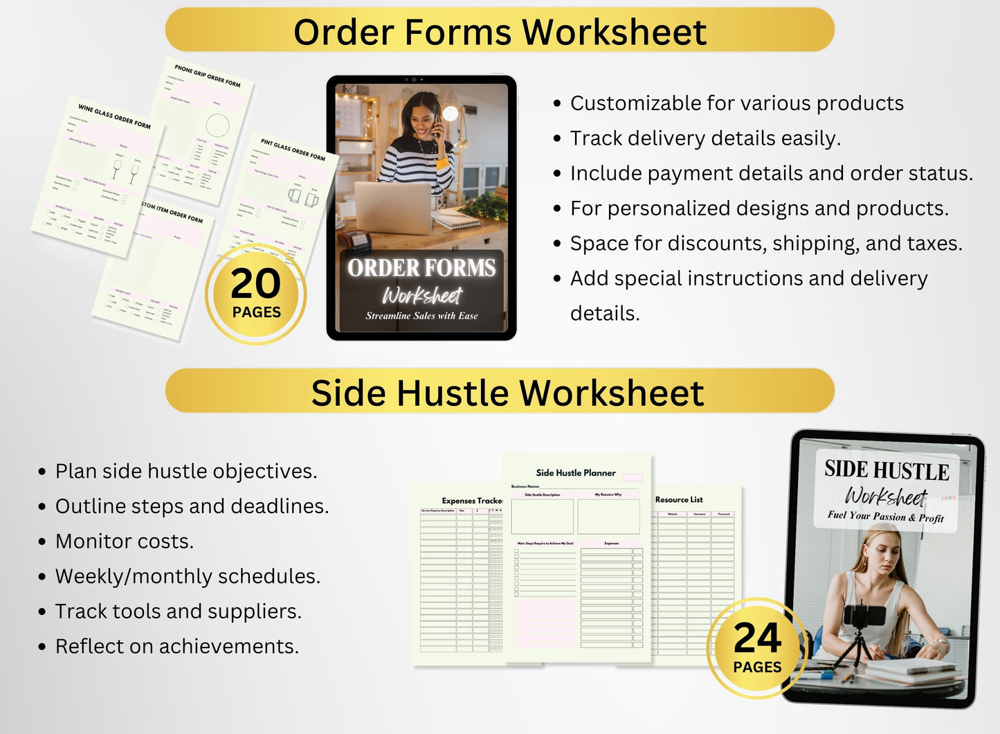 Etsy Seller Selling on Etsy Digital Product Worksheet Private Label Rights