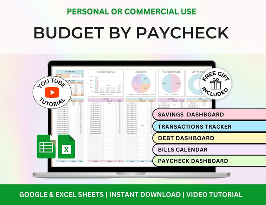 How to Create a Biweekly Paycheck Budget Tracker in Google Sheets