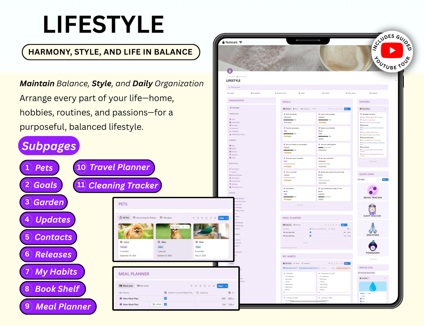 ADHD Notion Life Planner
