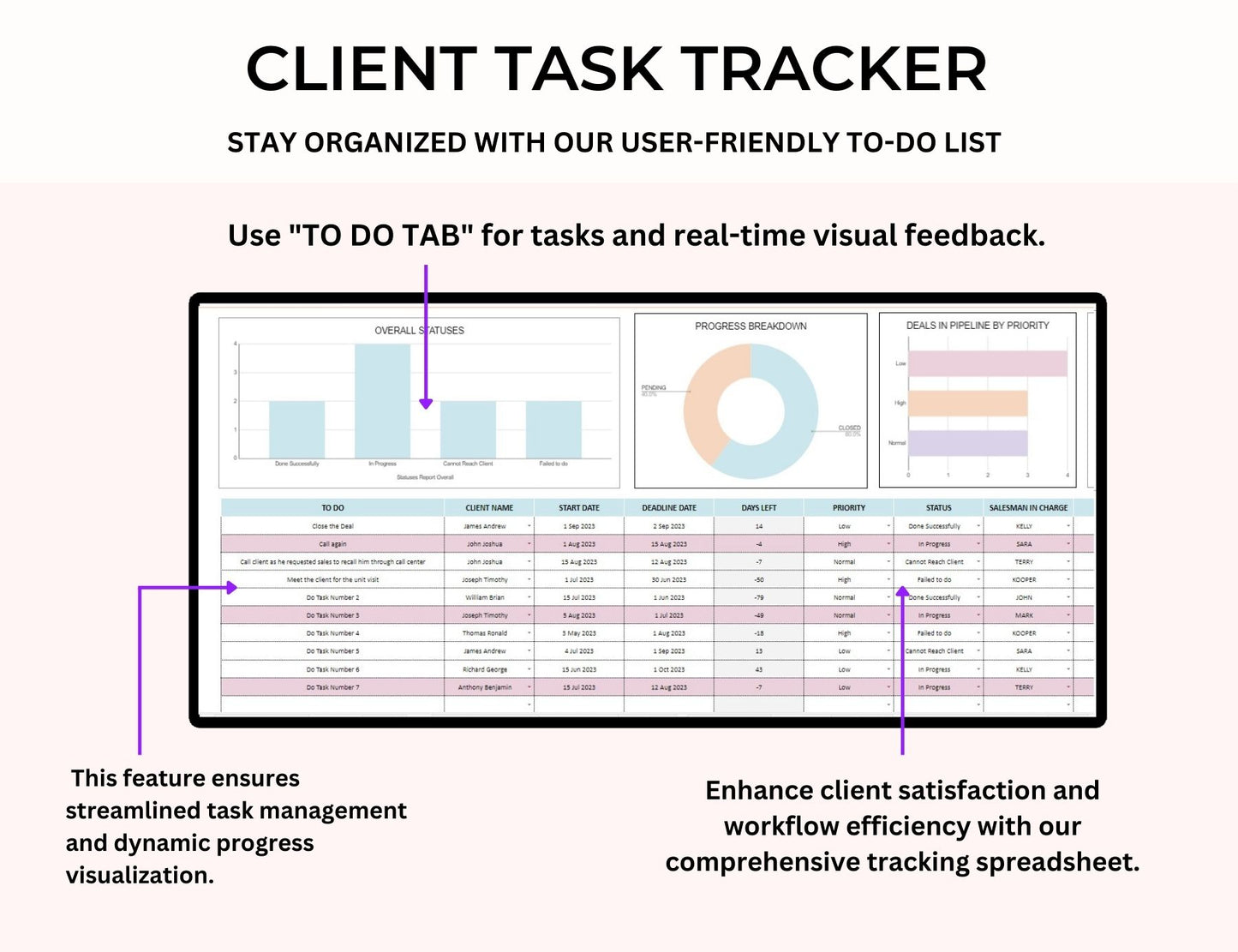 Client Tracker & Lead Management Tracker