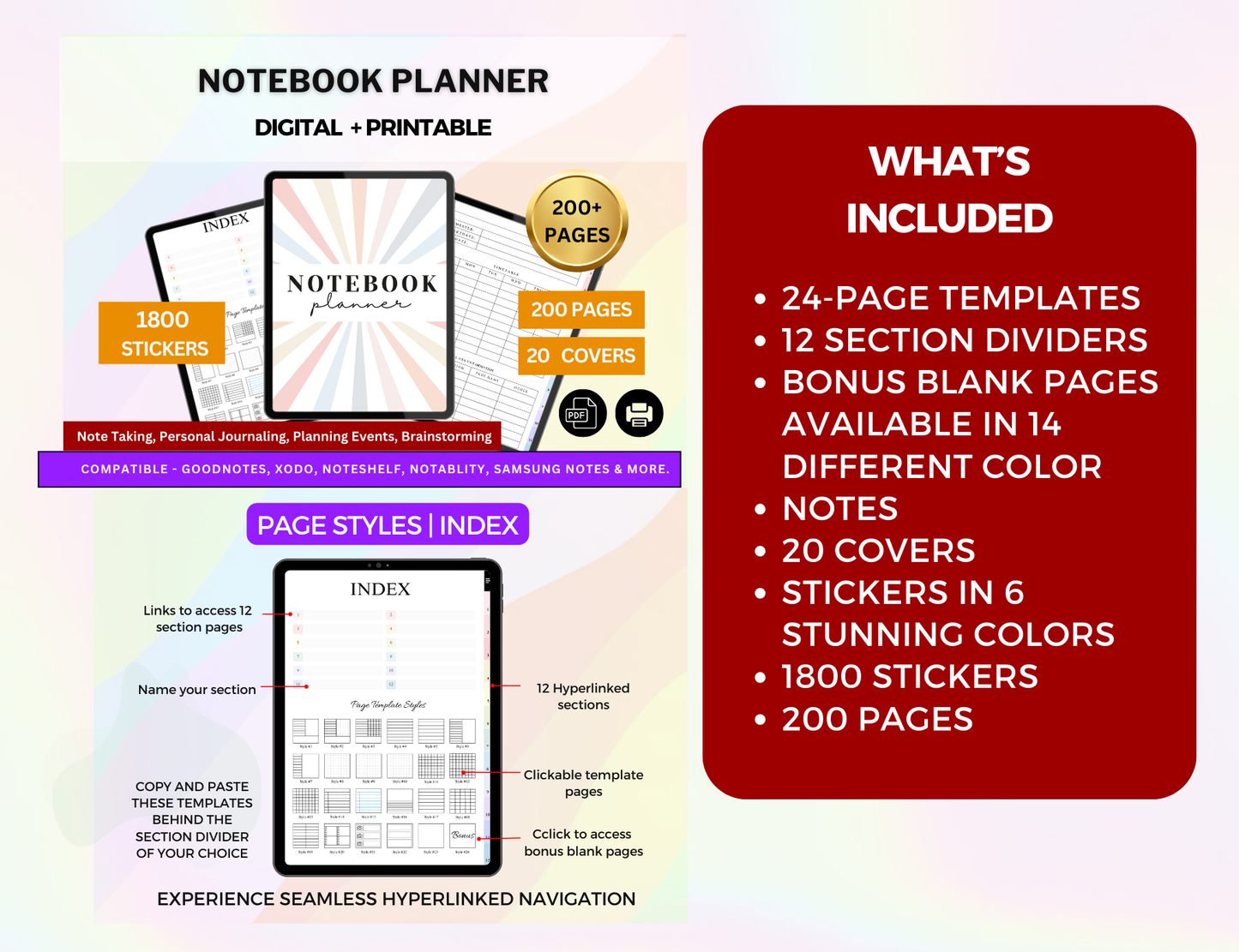 Goodnotes Planner, Goodnotes Digital Planner, Digital Weekly Planner 2023, Digital Schedule Planner, Digital Planner Online, Digital Planner Goodnotes, Digital Planner for iPad, Digital Planner 2023, Digital Daily Planner, Best Digital Planner