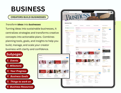 Creator Planner Notion Template