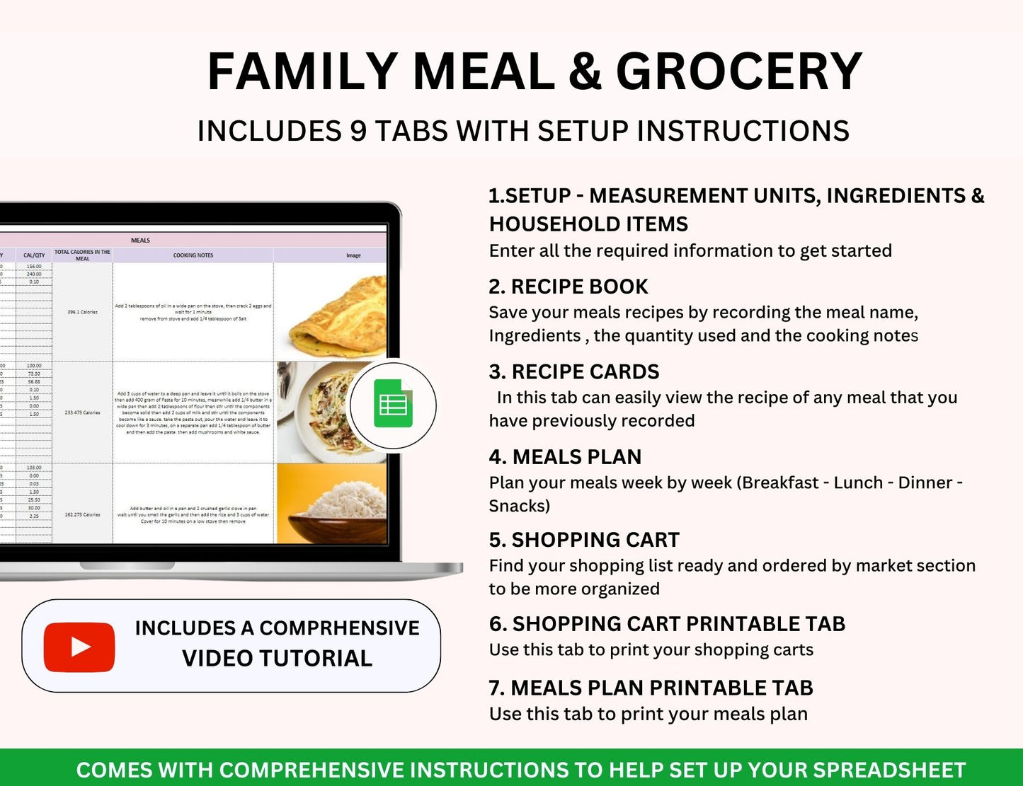 Ultimate Life Organizer Spreadsheet Bundle Master Resell Rights