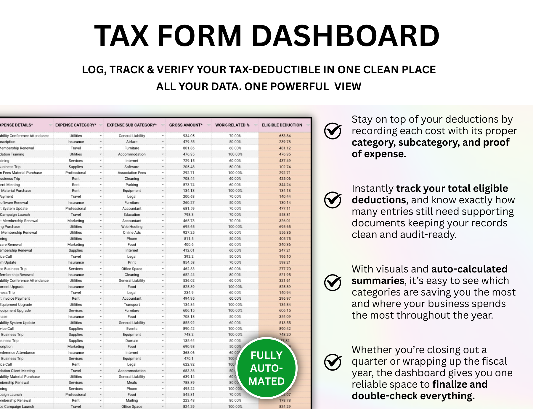 tracking mileage for taxes, tax expense spreadsheet, business expense sheet for taxes, tax business expenses spreadsheet, tax deduction spreadsheet, spreadsheet for taxes deductions, turbotax donation tracker, best way to track mileage for taxes, tax write off spreadsheet, tax write off sheet, tax deduction tracker app, tax write off spreadsheet template, track expenses for taxes, charitable donations tracker, deduction sheet, tax deduction sheet, tax deduction tracker, best app for tracking tax deductions,