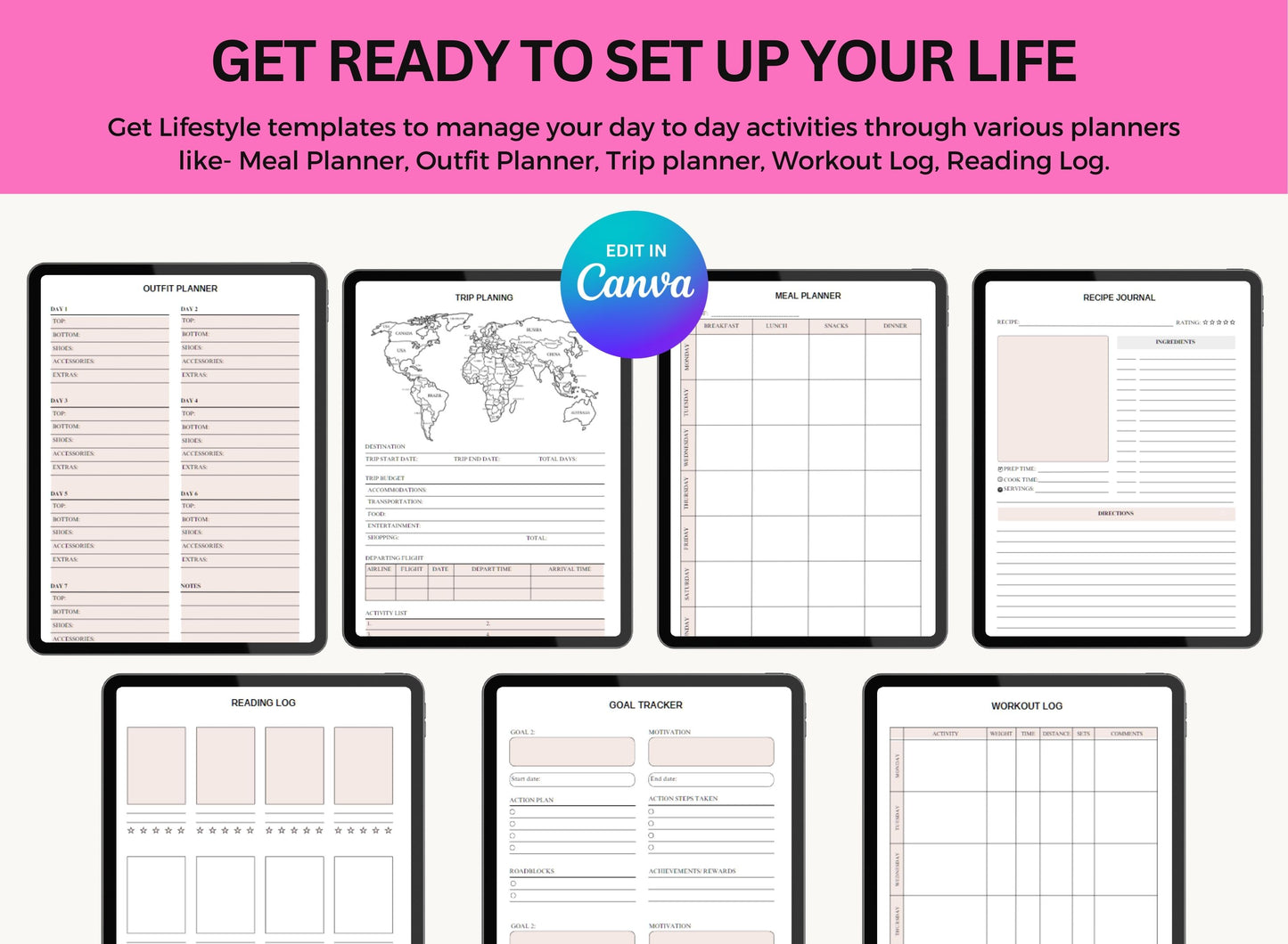 PLR Planner That Girl Planner Master Resell Rights