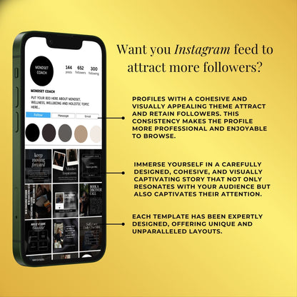 Mindset Coach Social Media Templates | Life Coach Templates
