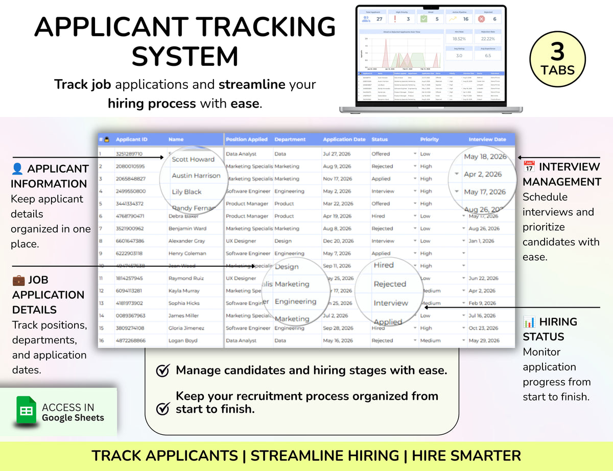 Human Resource Complete Package – 15-in-1 HR Spreadsheet Bundle