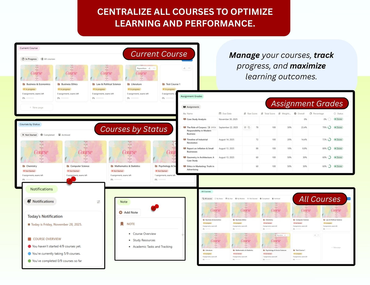 Academia University Planner