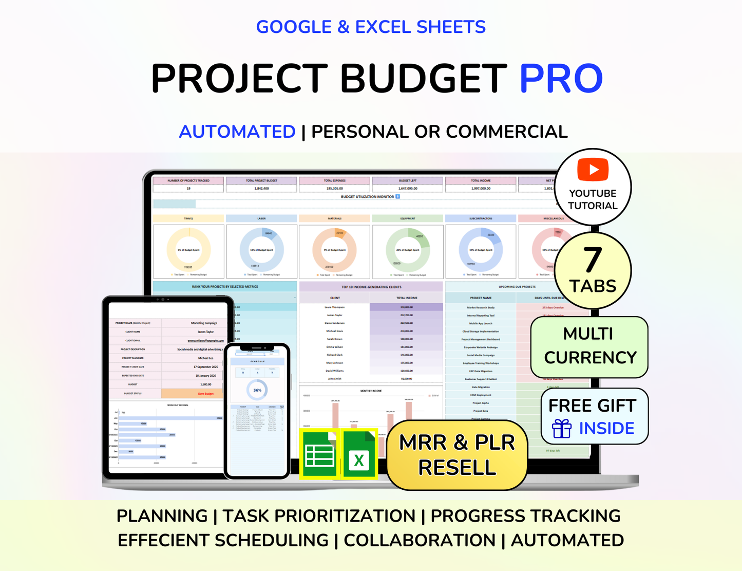 Project Budget, Project Cost Tracker, Project Expenses, Project Bookkeeping, Project Management, Income and Expenses, Construction Expense, Job Expense Tracker, Project Profit Loss, Project Cash Flow, Construction Project, Business Expenses, Project Finances