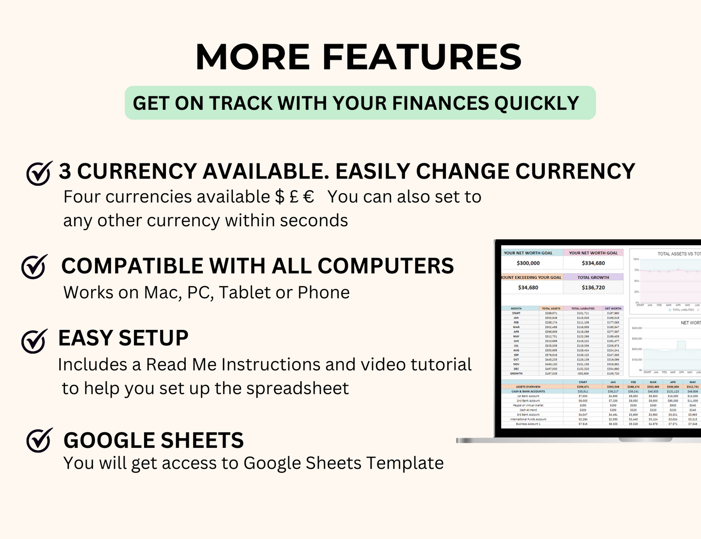 liabilities tracker, Liabilities, google sheets, Finance PLR, finance planner, buy plr, budget girl, assets tracker, Assets