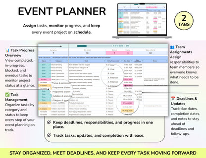 Event Planning Business Template, Party Planner, Event Management