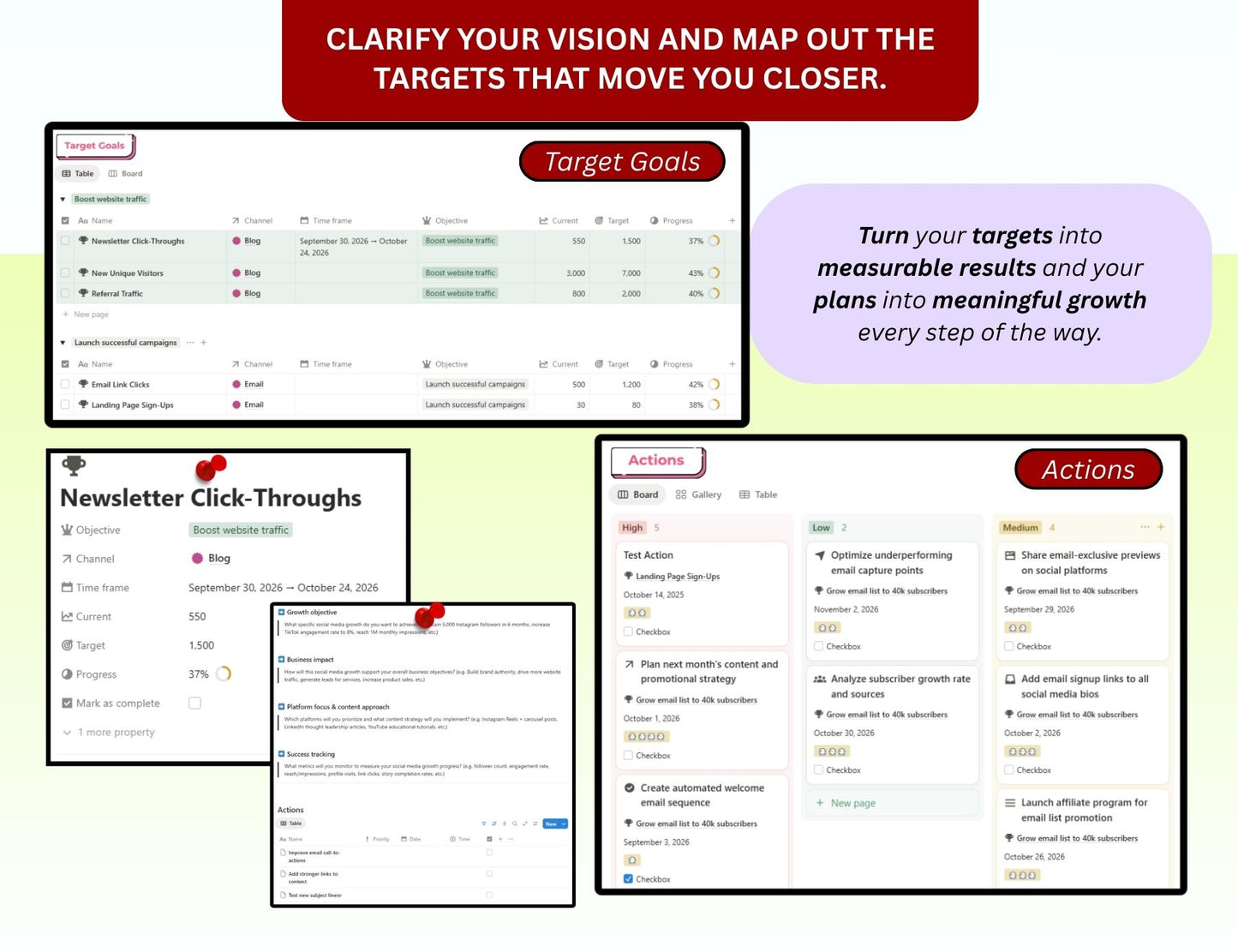 Content Notion Planner