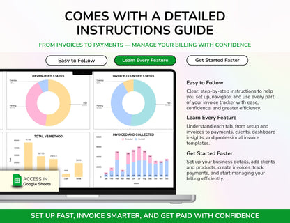 Invoice Tracker Google Sheets Invoice Generator Spreadsheet