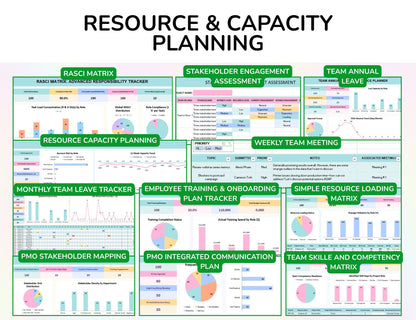 65 Project Management Bundle Gantt Chart Kanban Board Project Tracker