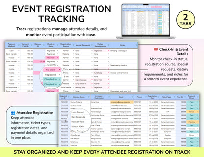 Event Planning Business Template, Party Planner, Event Management