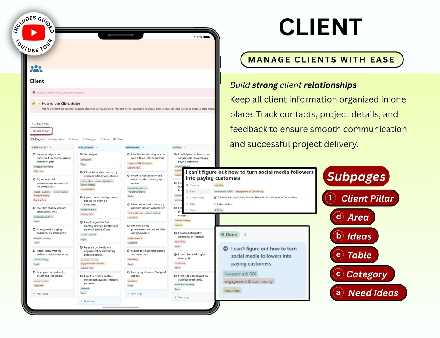Content Notion Planner
