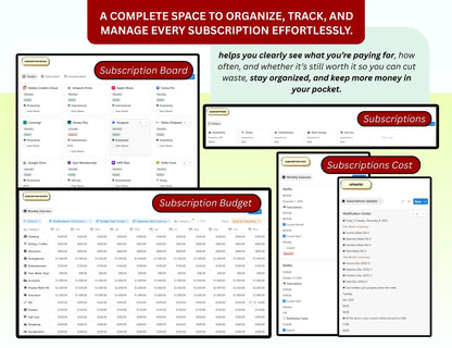 Budget Notion Template