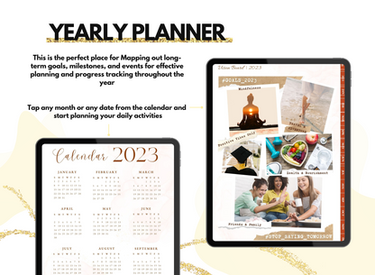 PLR Resell Undated Digital Planner, Daily Planner, Hyperlinked Journal PLR Journal Canva Editable Commercial Use Resell Rights