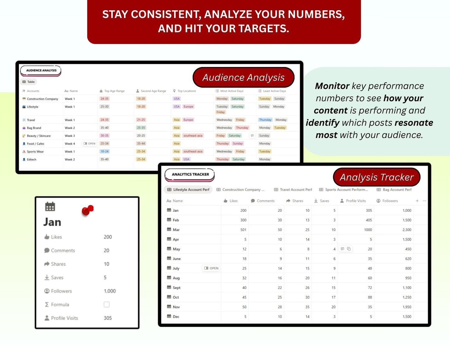 Instagram Planner Notion