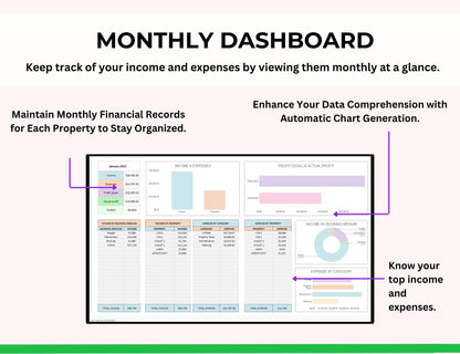 Landlord Rental Property Spreadsheet