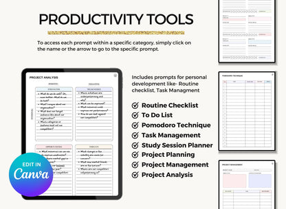 Productivity Planner with Master Resell Rights