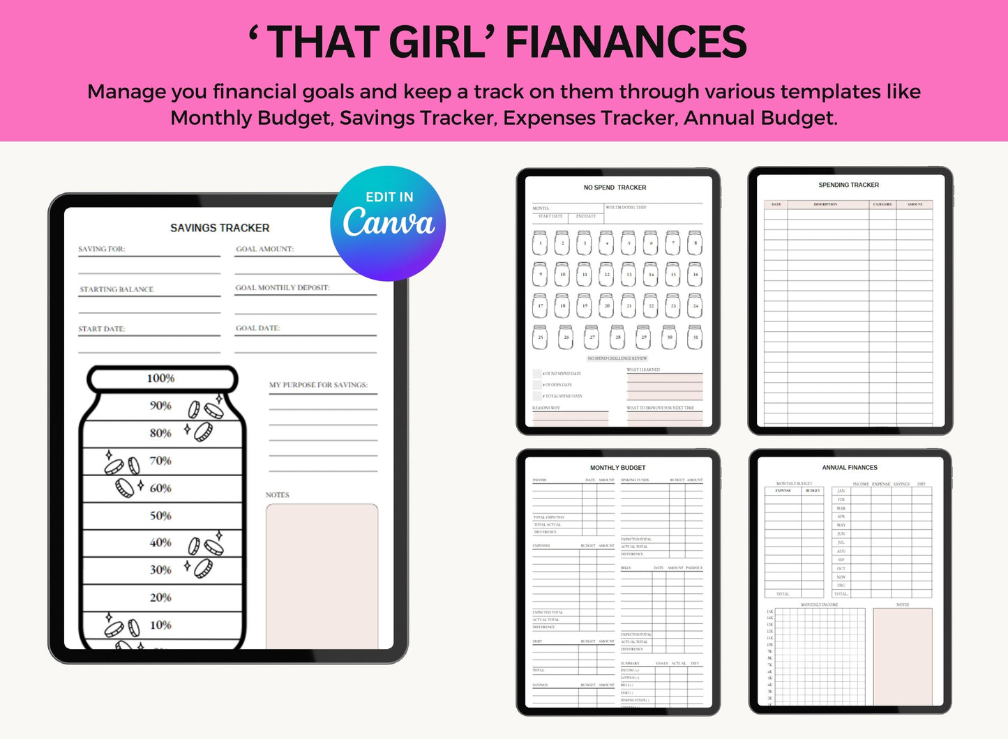 PLR Planner That Girl Planner Master Resell Rights