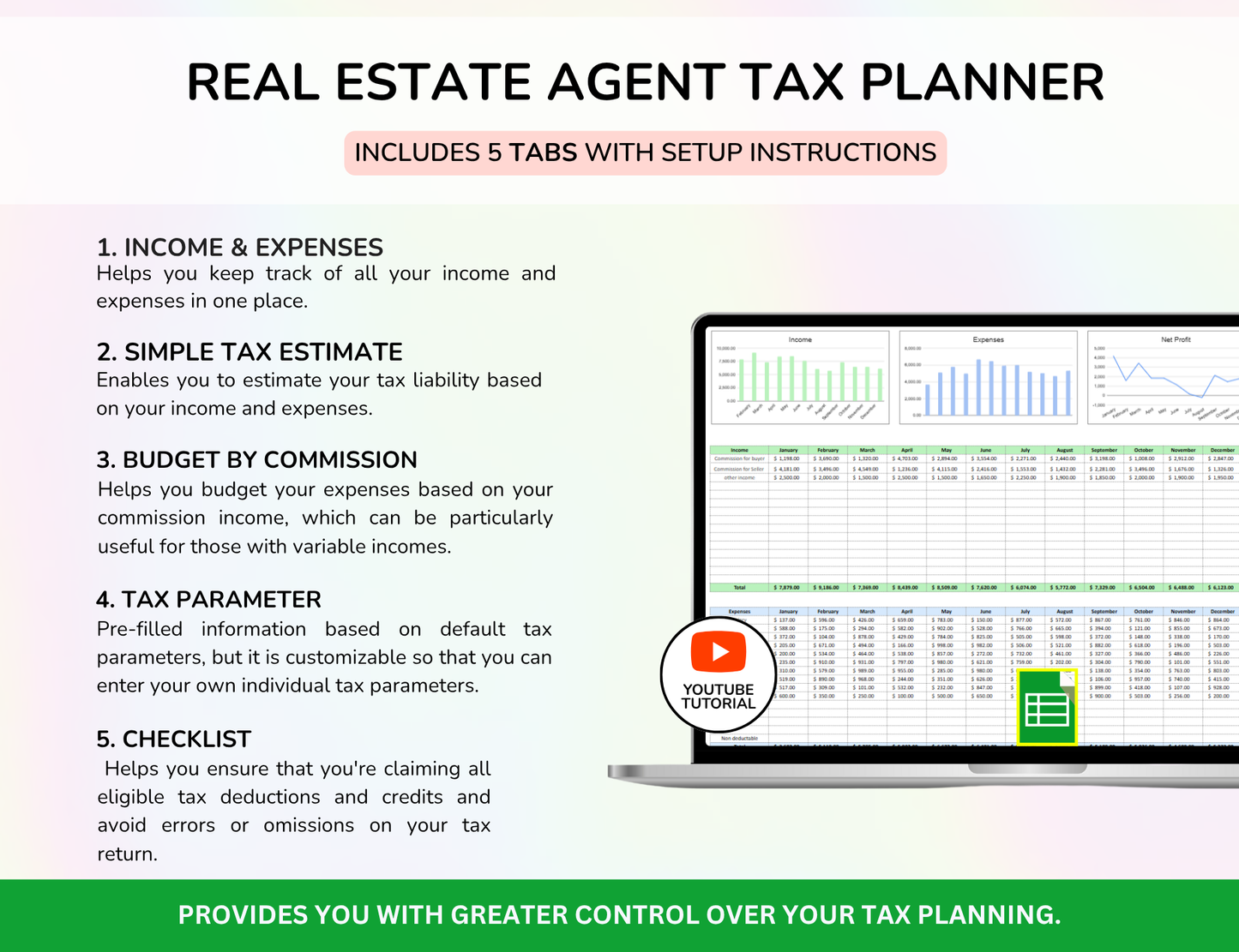 Real Estate Spreadsheet Bundle Master Resell Rights