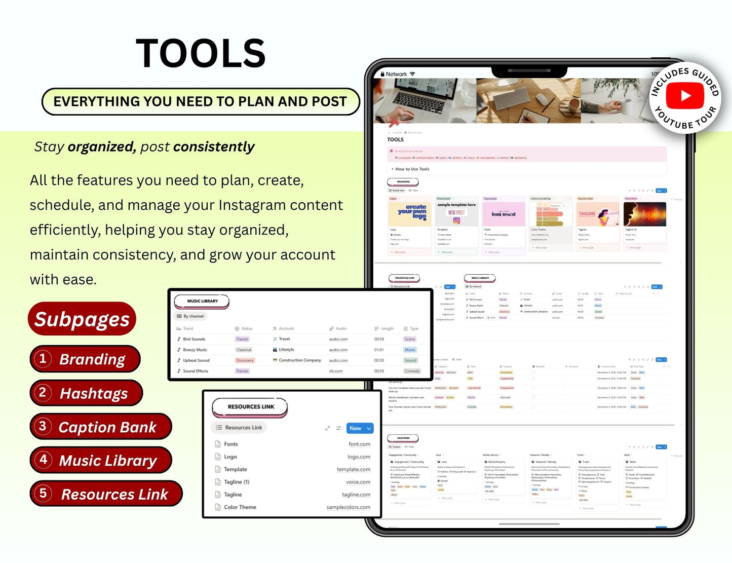 Instagram Planner Notion