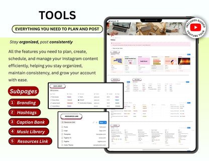 Instagram Planner Notion