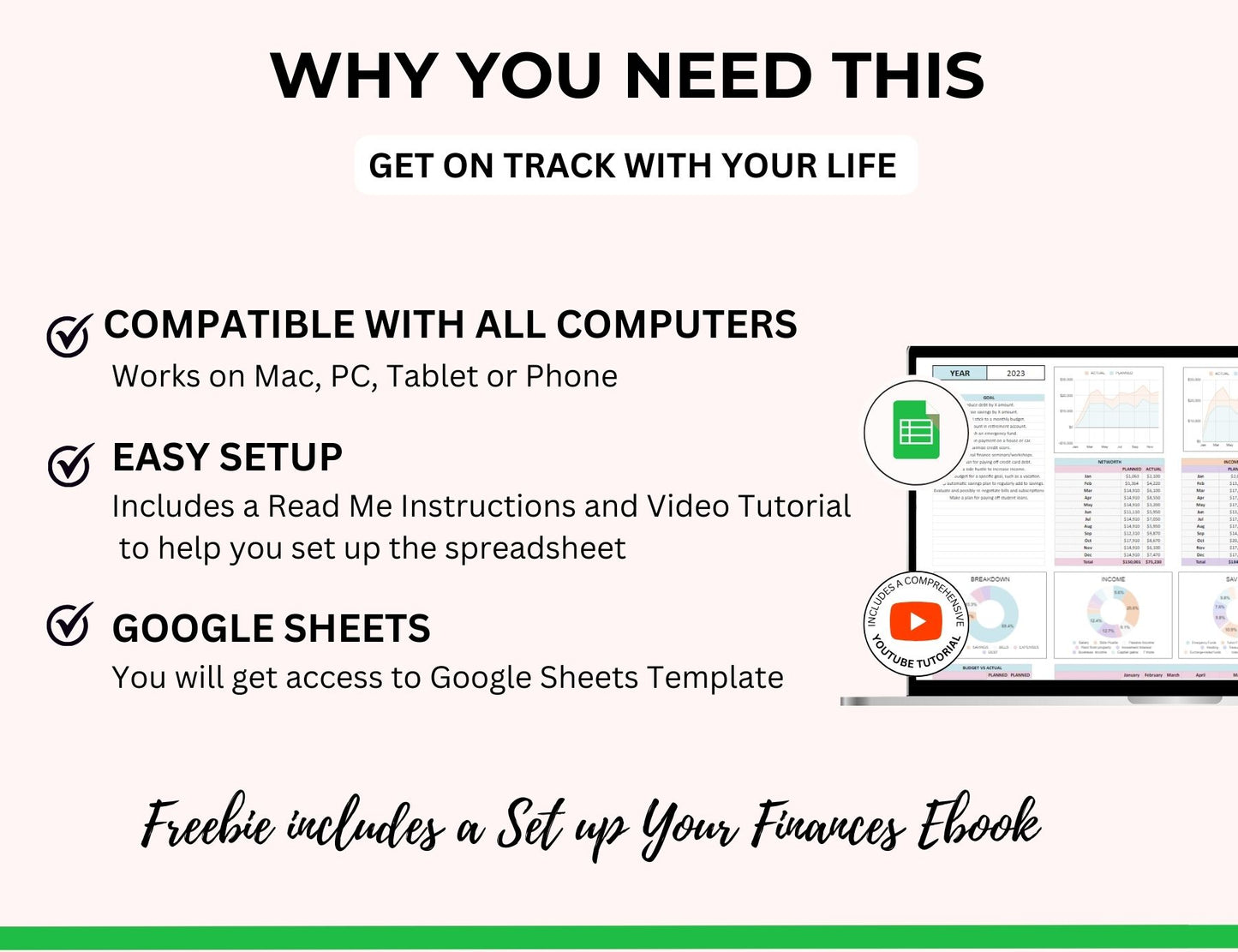 Family Organizer Spreadsheet Bundle Master Resell Rights
