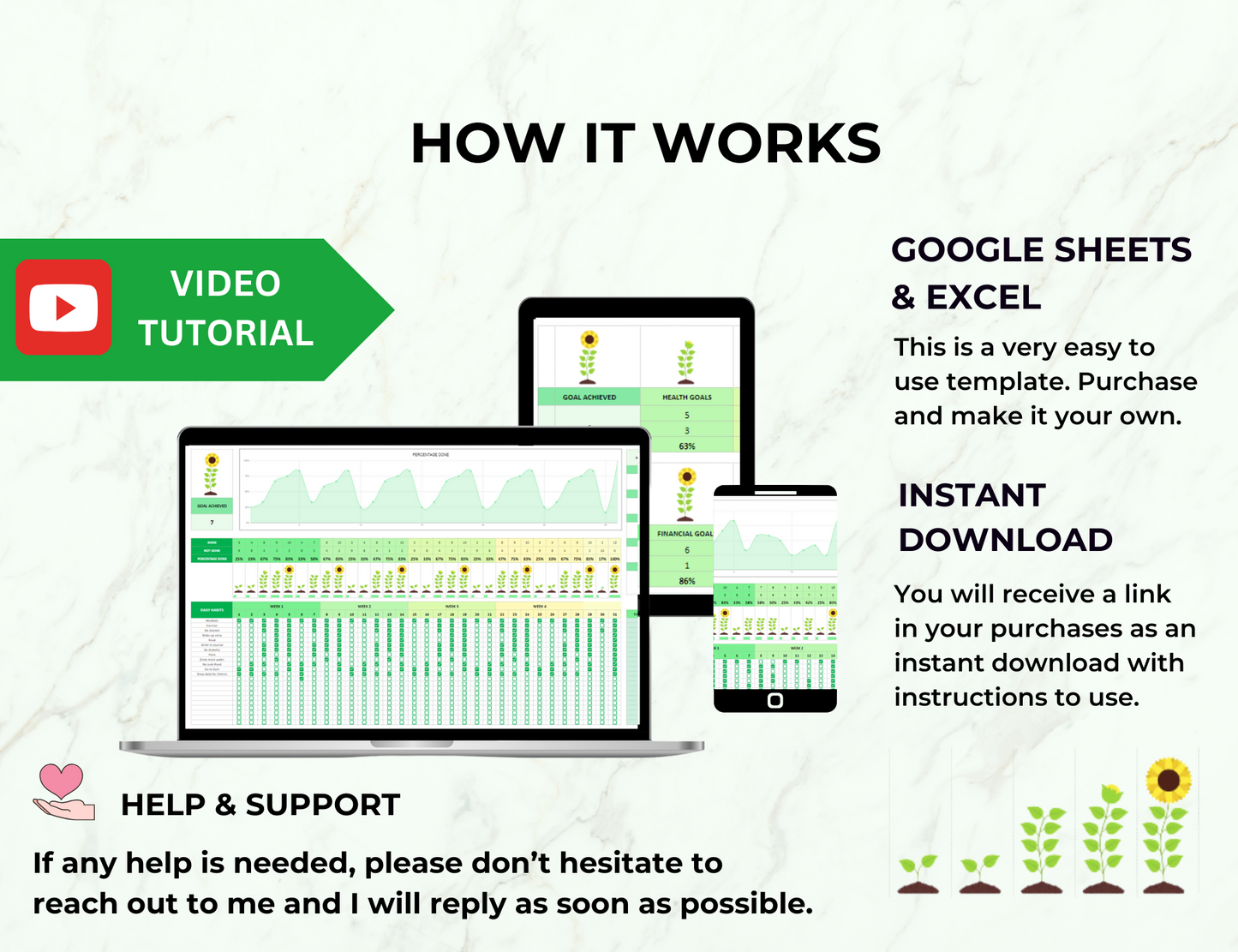 habit tracker, goal tracker, daily routine, weekly habit tracker. task tracker, google sheets, habit template, spreadsheet template, 2024 habit tracker