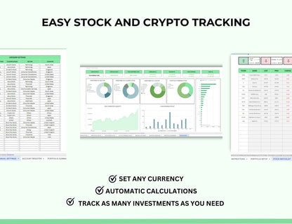 Stock Portfolio Tracker Spreadsheet