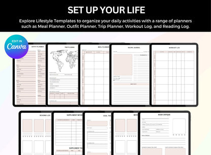 PLR Girl Planner Resell Planner with Master Resell Rights