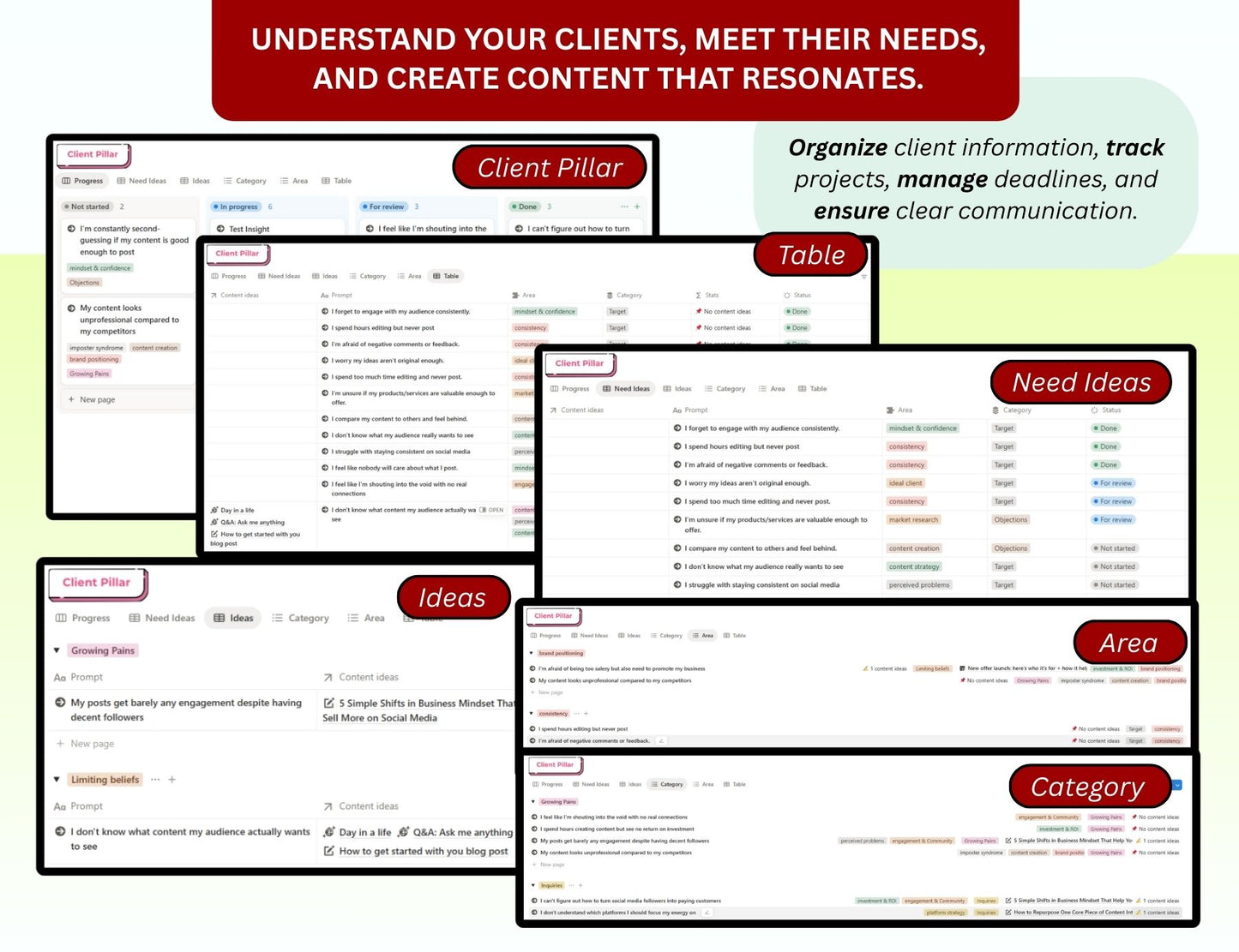 Content Notion Planner