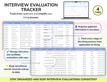 Human Resource Complete Package – 15-in-1 HR Spreadsheet Bundle