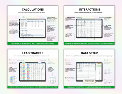 PLR Small Business Spreadsheet CRM, Business Tracker