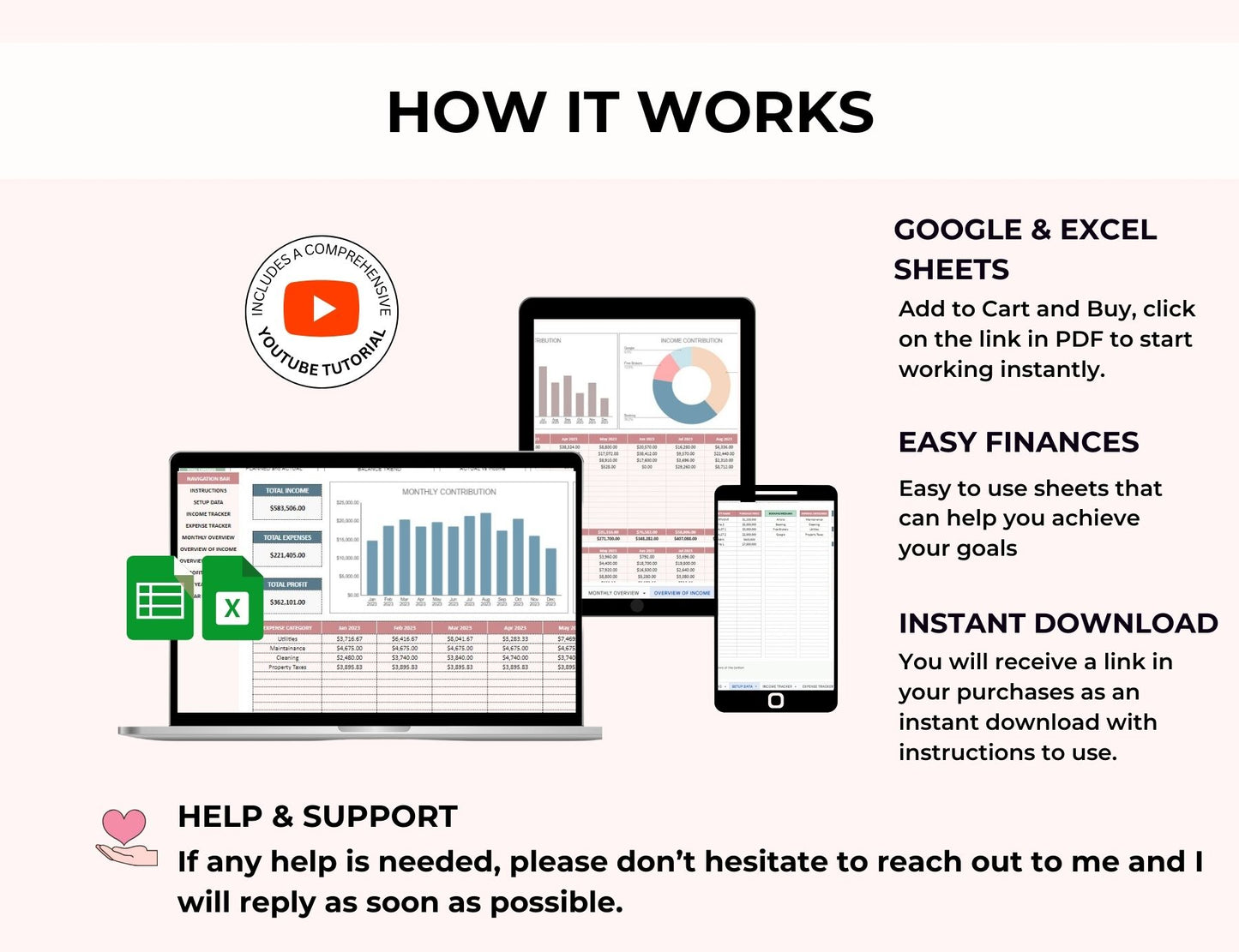 AirBNB Rental Income and Expense Spreadsheet