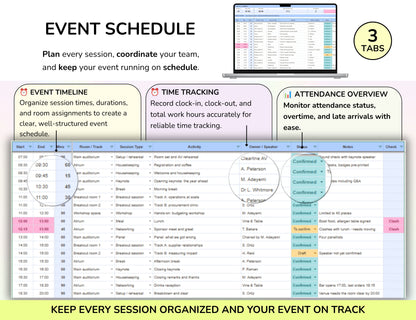 Event Planning Business Template, Party Planner, Event Management