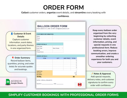 Balloon Business Event planner Decor Business