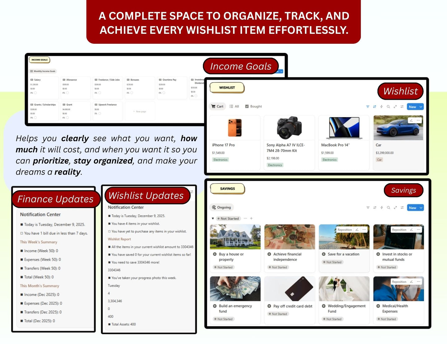 Budget Notion Template