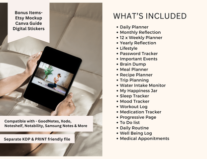 PLR Wellness Journal Resell Mindfulness Journal Plr Digital Journal Plr Digital Editable PLR Canva, PLR Planner, PLR Digital Planner, Canva Editable, Canva Planner Plr Goodnotes Planner Mindfulness Journal Anxiety Journal PLR Canva