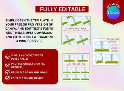 Canva Mockups Etsy Mockups Digital Product Listing Mockups Digital templates