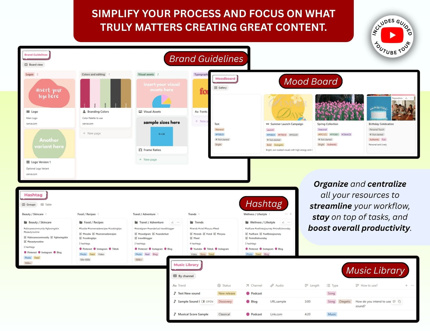 Content Notion Planner