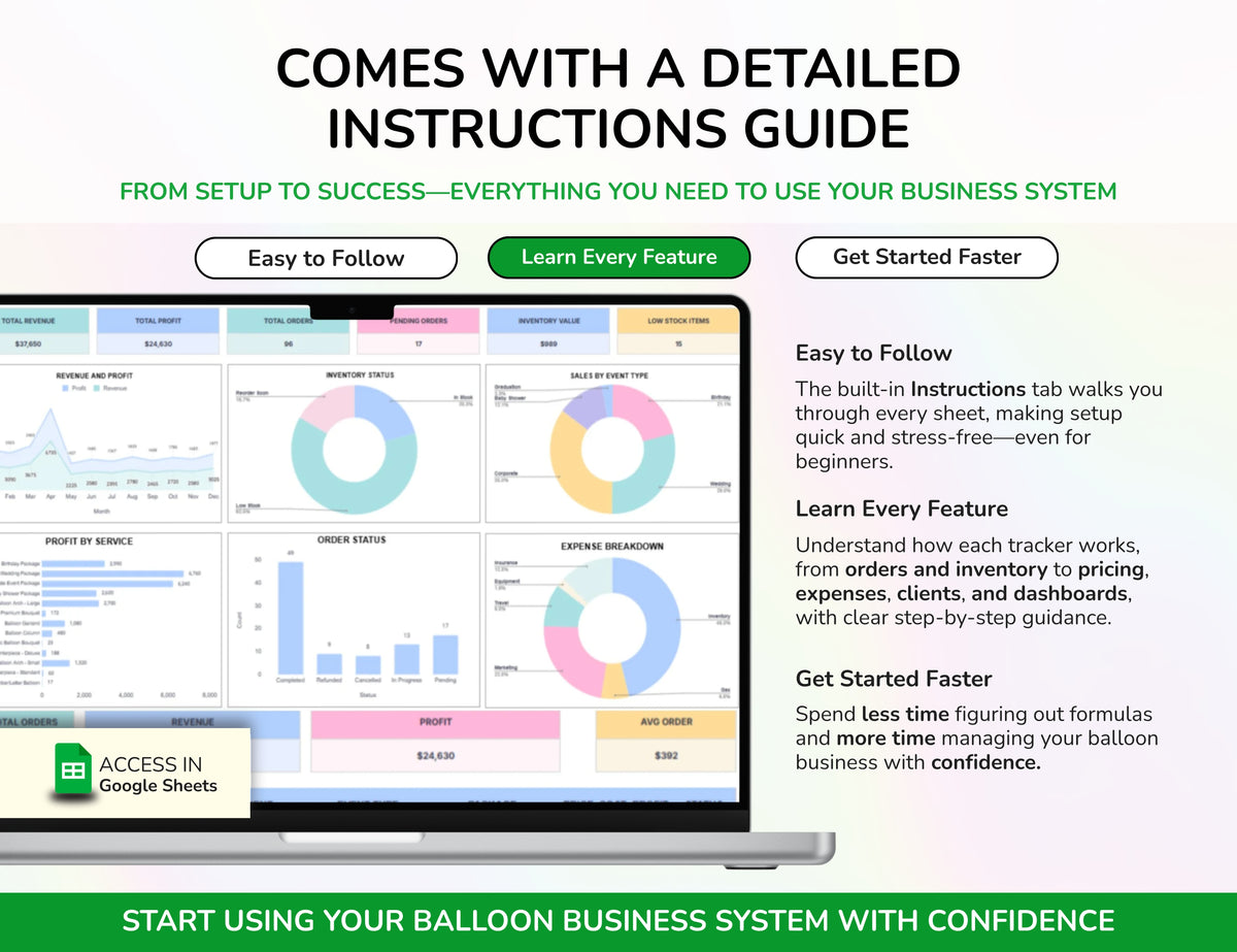 Balloon Business Event planner Decor Business