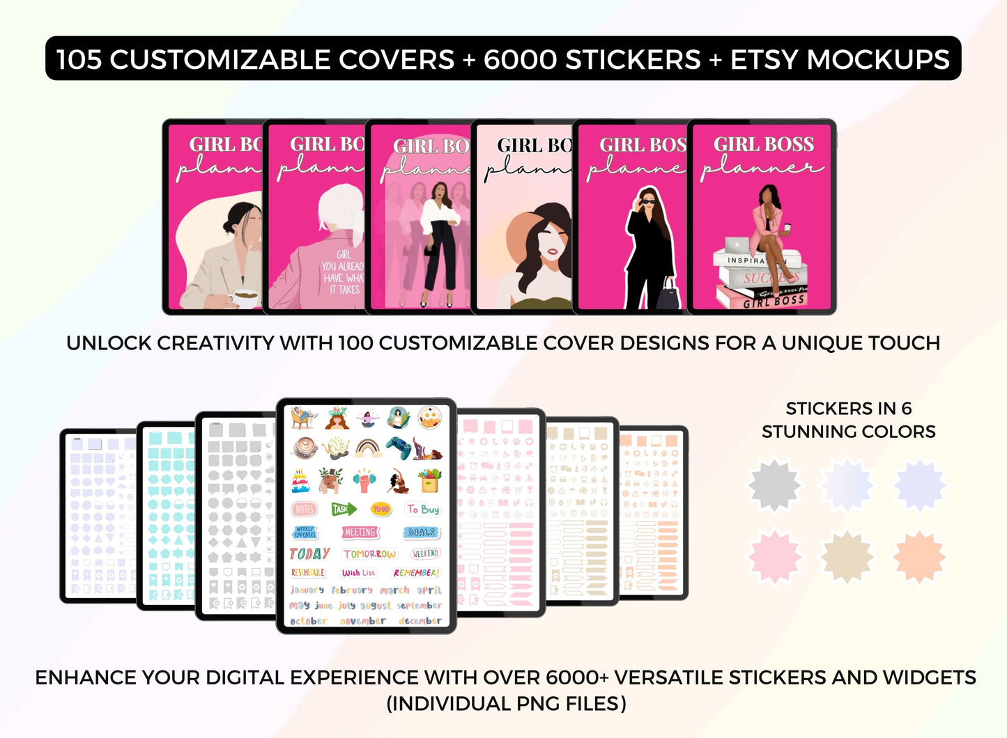 PLR Girl Planner Resell Planner with Master Resell Rights