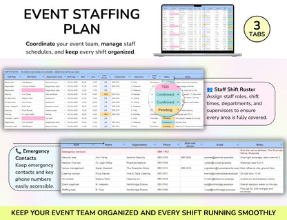 Event Planning Business Template, Party Planner, Event Management
