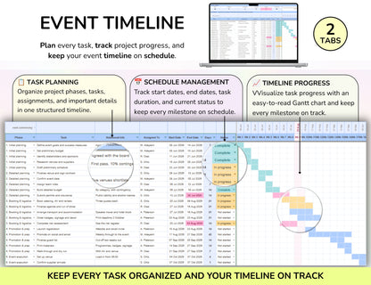 Event Planning Business Template, Party Planner, Event Management