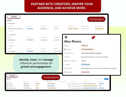 Instagram Planner Notion