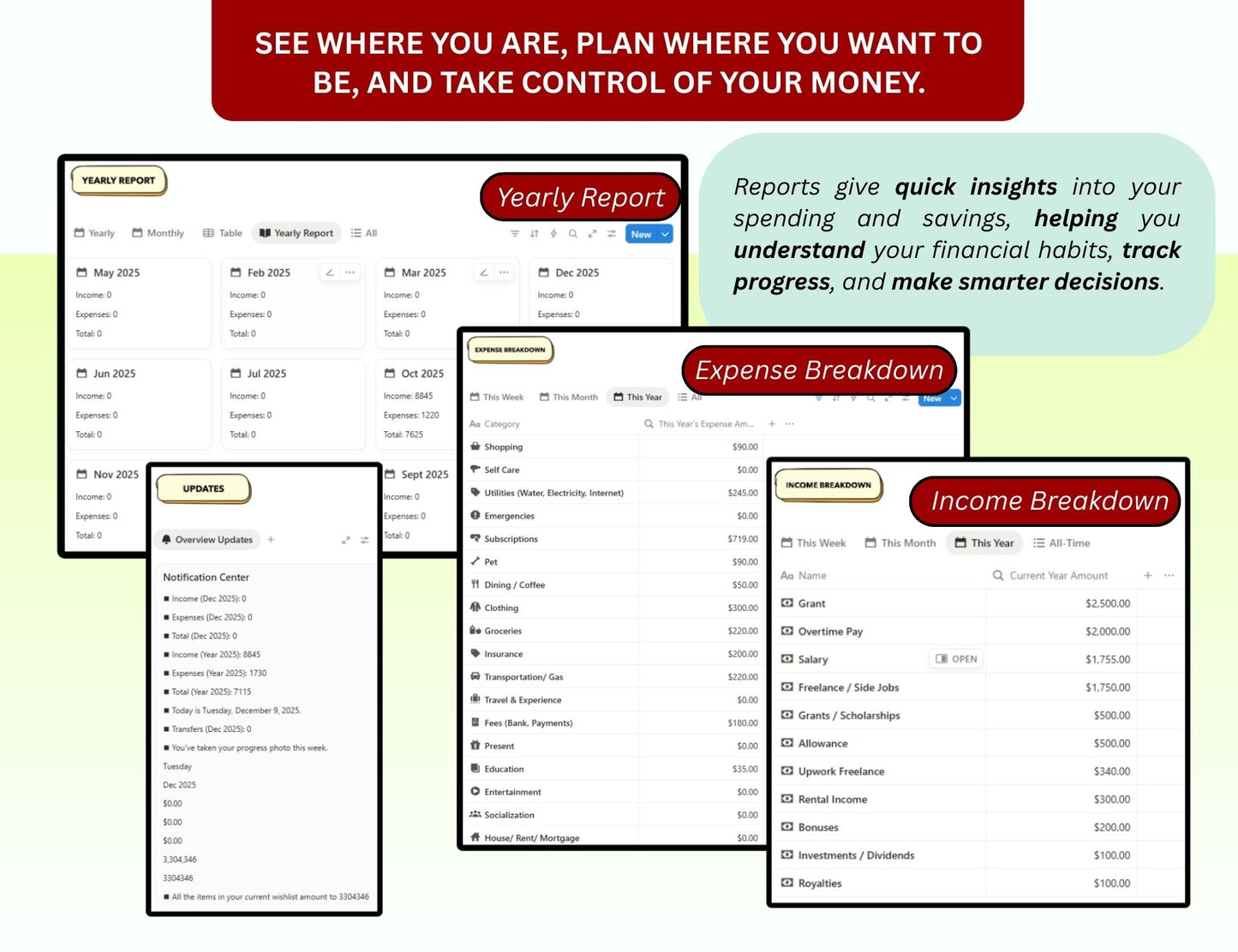 Budget Notion Template